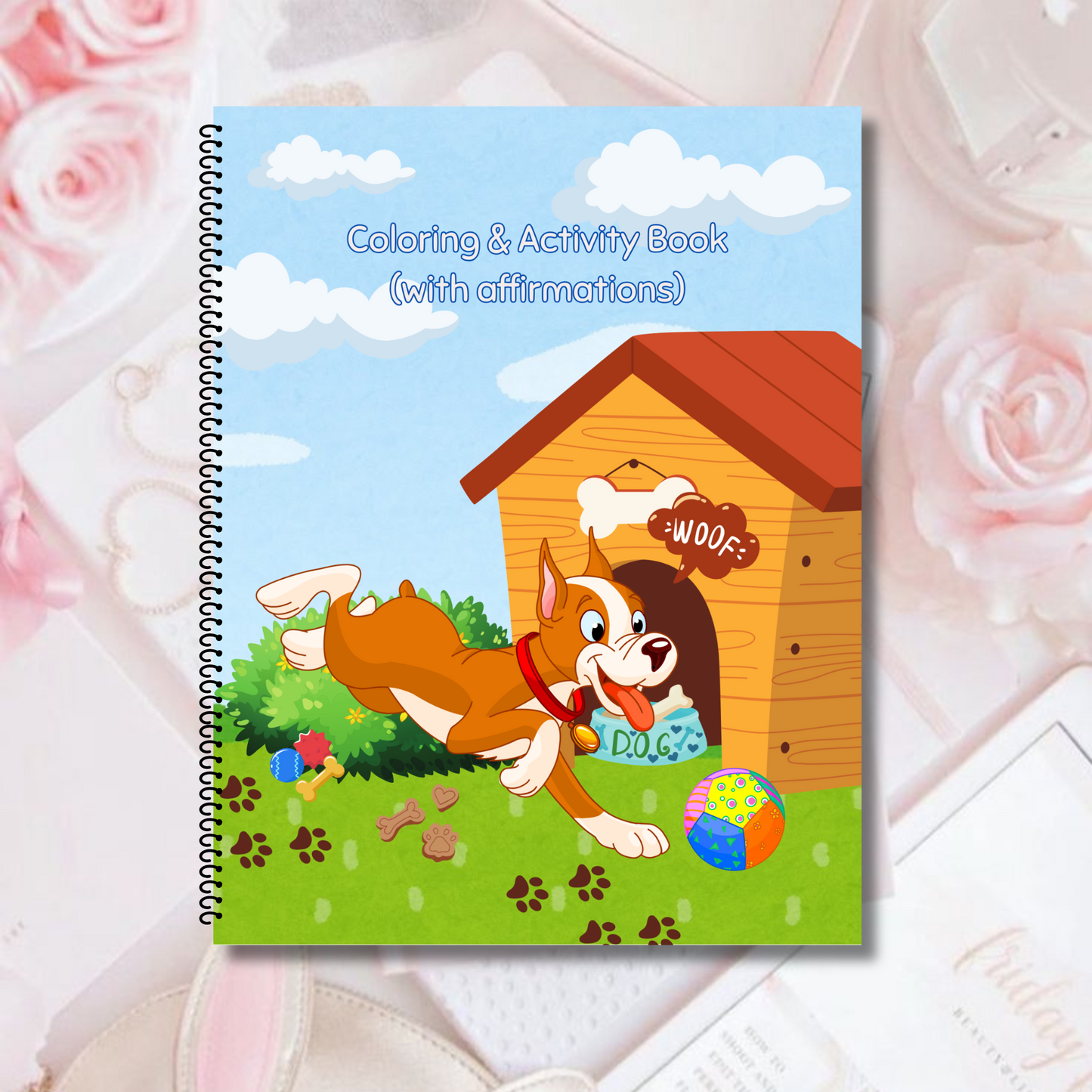 Coloring & Activity Book (with affirmations)