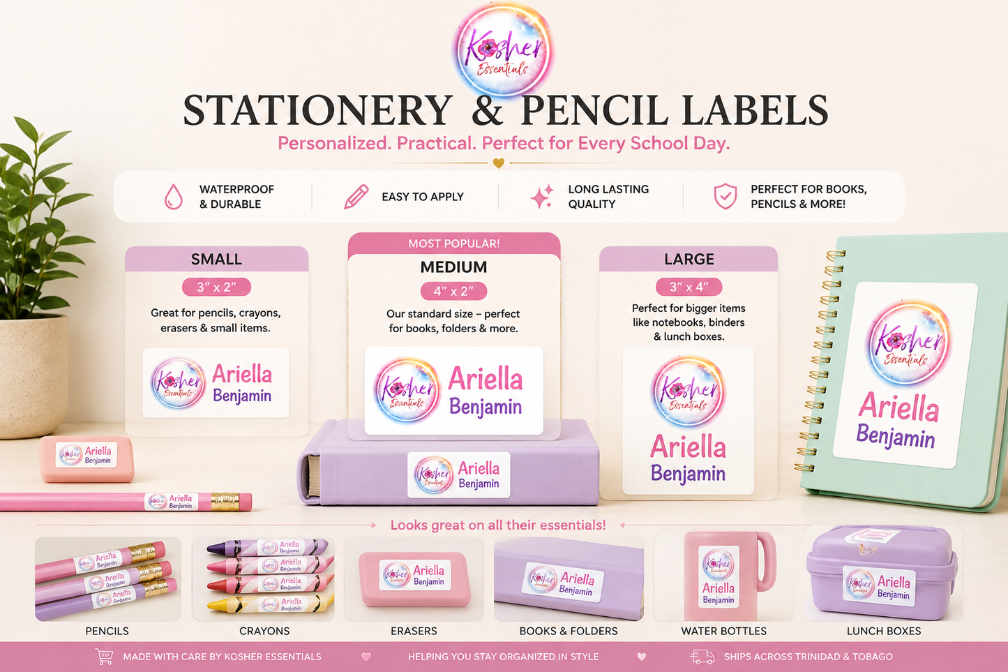 Stationery Labels