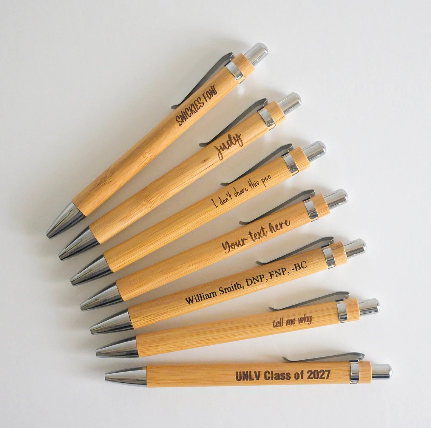 Wholesale Engraved Bamboo Pen