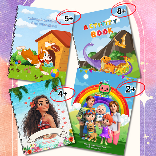 Coloring & Activity Book (with affirmations)