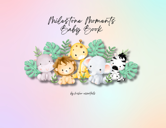Milestone Baby Book