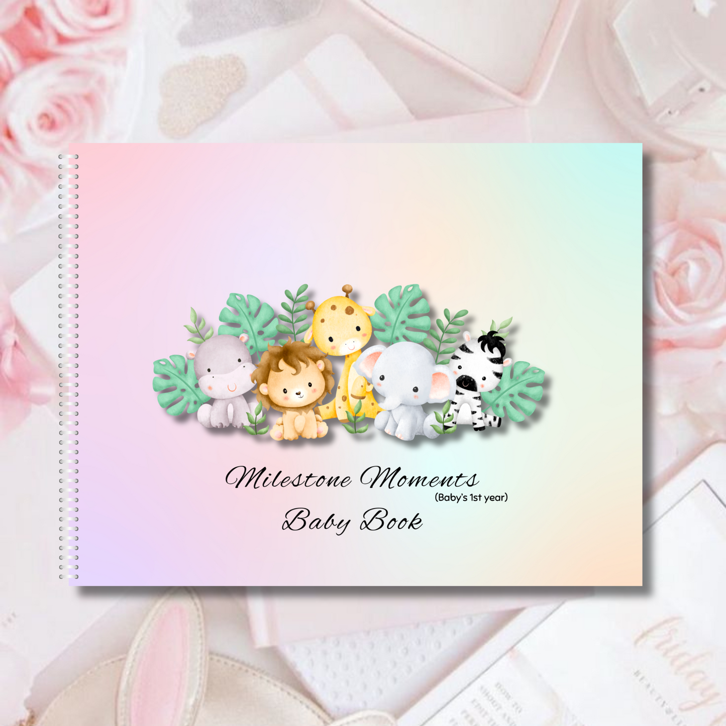 Milestone Baby Book (Baby's 1st year)