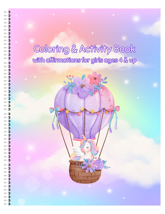 Coloring & Activity Book (with affirmations)